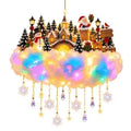 Christmas Blessing Angel Glow Light, LED Cascading Holiday Decor,Warm White Glow, Space-Saving Wall Decor, Easy Wall Placement